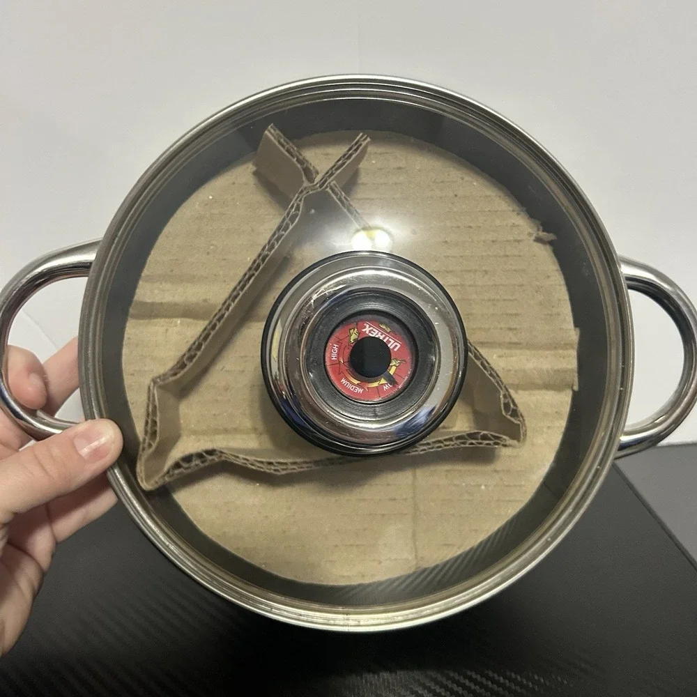 Ultrex 2/3 Quart Sauce Pan With Lid 18/10 Stainless Steel Non Stick Pan NEW - Picture 3 of 6